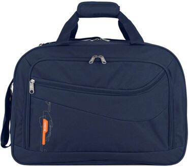 Gabol Week Eco Travel Bag dark blue weekendtas handbagage Blauw - H 35 x B 50 x D 23 cm