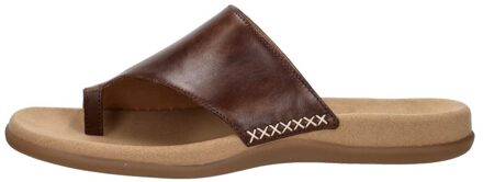 Gabor 03.700.24 Dames Slippers - Bruin - Maat 44