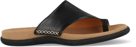 Gabor 03.700.27 Dames Slippers - Zwart - Maat 40