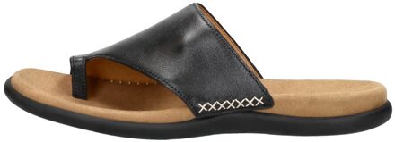 Gabor 03.700.27 Dames Slippers - Zwart - Maat 40