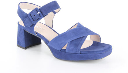 Gabor 22.933.36 dames sandalen gekleed Blauw - 37
