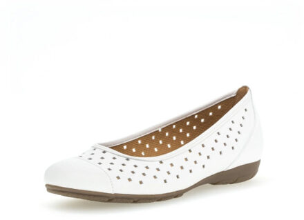 Gabor 24.169.21 dames ballerina - maat 40 Wit