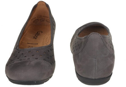 Gabor 44.169.19 dames ballerina Grijs - 41