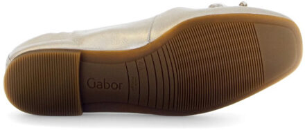 Gabor 62.611.82 dames ballerina - maat 38 Zilver