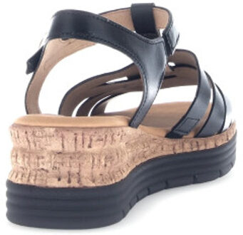 Gabor 62.701.57 dames sandaal - maat 39 Zwart