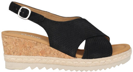 Gabor 62.831.47 dames sandaal Zwart - 40,5