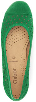 Gabor 64.169.39 dames ballerina - maat 38 Groen