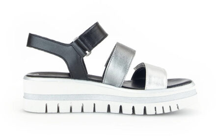 Gabor 64.620.61 dames sandaal Zilver - 39