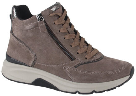 Gabor 76.887.30 dames veterboots sportief Beige - 38,5