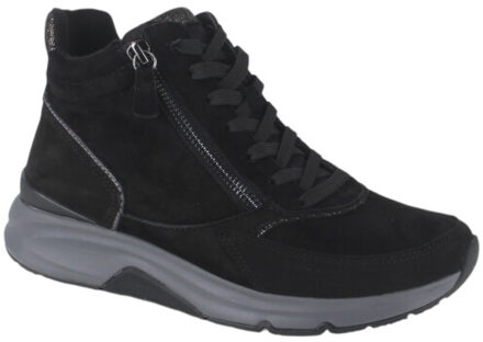 Gabor 76.887.37 dames veterboots sportief Zwart - 39