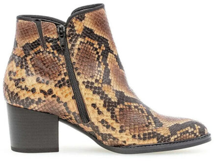 Gabor dames enkellaars - Bruin multi - Maat 37