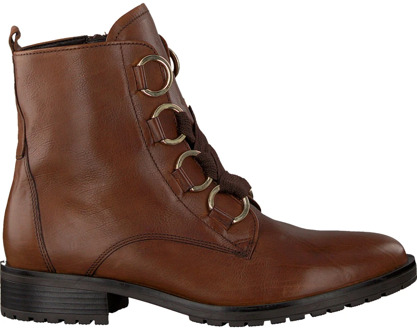 Gabor Dames Veterboots 795 - Cognac - Maat 36