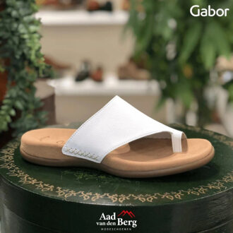 Gabor Damesschoenen slippers - maat 39 Wit