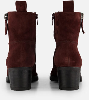 Gabor Enkellaarsjes bordeaux Suede Rood - 36,36.5,37,37.5,38,38.5,39,40,41,42,42.5,43.5