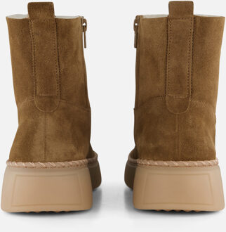 Gabor Enkellaarsjes cognac Suede - 36,38,38.5,39,40,41,42