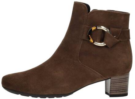 Gabor Enkellaarsjes Hak Cognac - 38