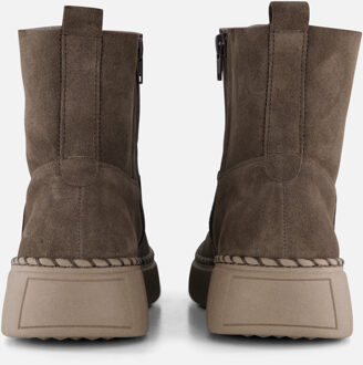 Gabor Enkellaarsjes taupe Suede - 36,36.5,37,37.5,38,38.5,39,40,41,41.5,42,42.5,43