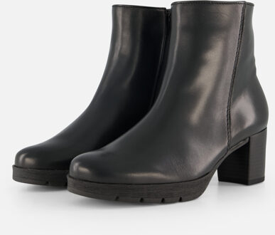 Gabor Enkellaarsjes zwart Leer - 36.5,37.5,38,38.5,39,40,41,42,42.5