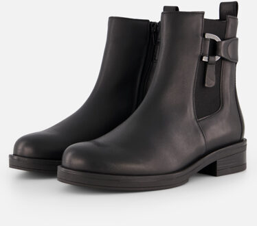 Gabor Enkellaarsjes zwart Leer - 42.5