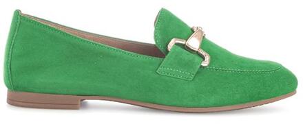 Gabor Groene Loafer 211 met Gouden Horsbit Gabor , Green , Dames - 37 1/2 Eu,37 Eu,40 Eu,38 1/2 EU