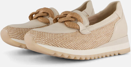 Gabor Instappers beige Leer - 37,37.5,38.5,39,40,41,41.5,42,42.5,43,43.5