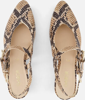 Gabor Instappers Python beige Leer - 41.5,42,42.5,43,36,37,37.5,38,38.5,39,40,41