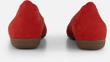 Gabor Instappers rood Nubuck - 36,36.5,38.5,39
