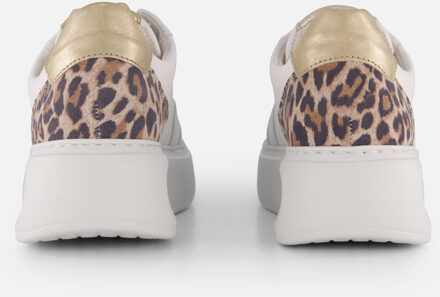 Gabor Leopard Sneakers wit Leer - 38.5,40,41