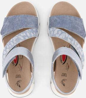 Gabor Rollingsoft Sandalen blauw Synthetisch - 36,42.5