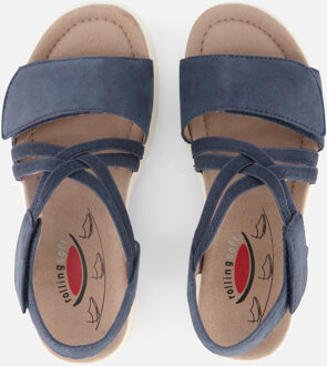 Gabor Rollingsoft Sandalen blauw Synthetisch - 36.5