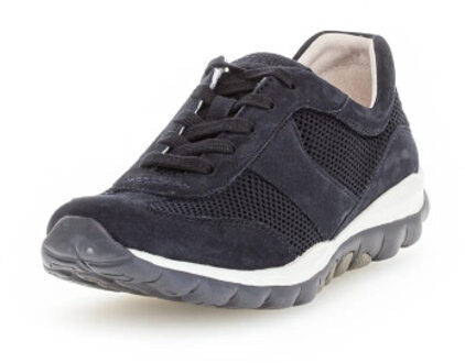 Gabor Rollingsoft sensitive 06.966.46 dames rollende wandelsneaker Blauw - 35