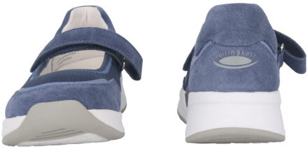 Gabor Rollingsoft sensitive 26.952.26 dames rollende wandelsneaker Blauw - 38,5