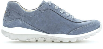 Gabor Rollingsoft sensitive 46.965.16 dames rollende wandelsneaker Blauw - 38