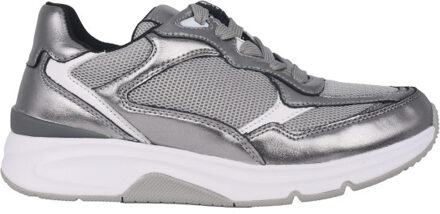 Gabor Rollingsoft sensitive 56.893.69 dames rollende wandelsneaker Zilver - 38