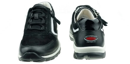 Gabor Rollingsoft sensitive 56.964.47 dames rollende wandelsneaker - maat 37 Zwart
