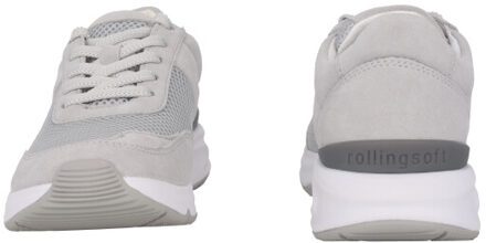 Gabor Rollingsoft sensitive 66.897.40 dames rollende wandelsneaker Grijs - 38,5