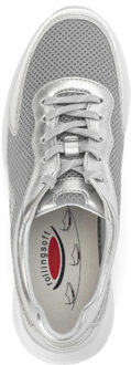 Gabor Rollingsoft sensitive 66.923.19 dames rollende wandelsneaker Zilver - 38