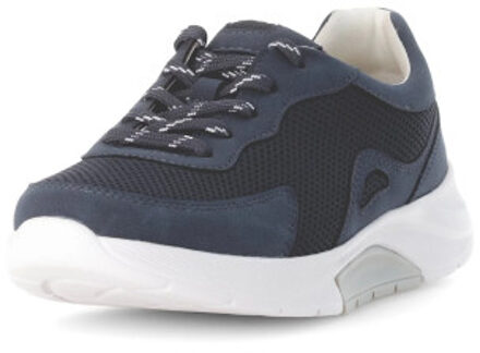 Gabor Rollingsoft sensitive 66.923.26 dames rollende wandelsneaker Blauw - 39