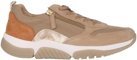 Gabor Rollingsoft sensitive 66.938.30 dames rollende wandelsneaker Beige - 40,5