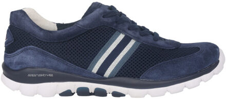 Gabor Rollingsoft sensitive 66.966.16 dames rollende wandelsneaker Blauw - 37,5