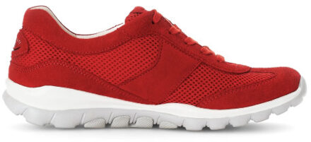 Gabor Rollingsoft sensitive 66.966.38 dames rollende wandelsneaker - maat 38,5 Rood