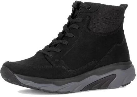 Gabor Rollingsoft sensitive 76.8.47 dames rollende wandelsneaker Zwart - 40,5