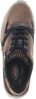 Gabor Rollingsoft sensitive 76.878.42 dames rollende wandelsneaker Bruin - 38