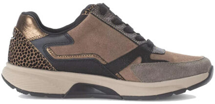 Gabor Rollingsoft sensitive 76.878.42 dames rollende wandelsneaker Bruin - 40,5