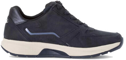 Gabor Rollingsoft sensitive 76.878.46 dames rollende wandelsneaker Blauw - 40,5