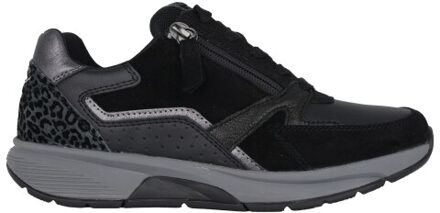 Gabor Rollingsoft sensitive 76.878.67 dames rollende wandelsneaker Zwart - 38,5