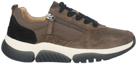 Gabor Rollingsoft sensitive 76.938.30 dames rollende wandelsneaker Bruin - 37,5