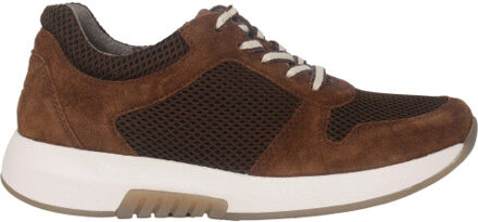 Gabor Rollingsoft sensitive 76.946.42 dames rollende wandelsneaker Bruin - 37