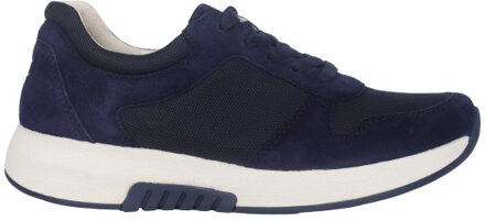 Gabor Rollingsoft sensitive 76.946.46 dames rollende wandelsneaker Blauw - 40,5