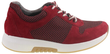 Gabor Rollingsoft sensitive 76.946.48 dames rollende wandelsneaker Rood - 37,5